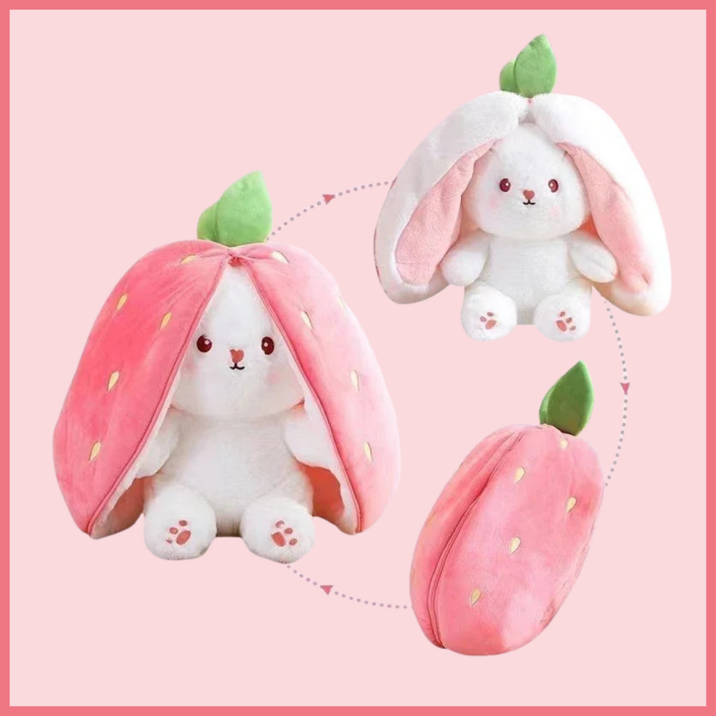 Strawberry Bunny Plush