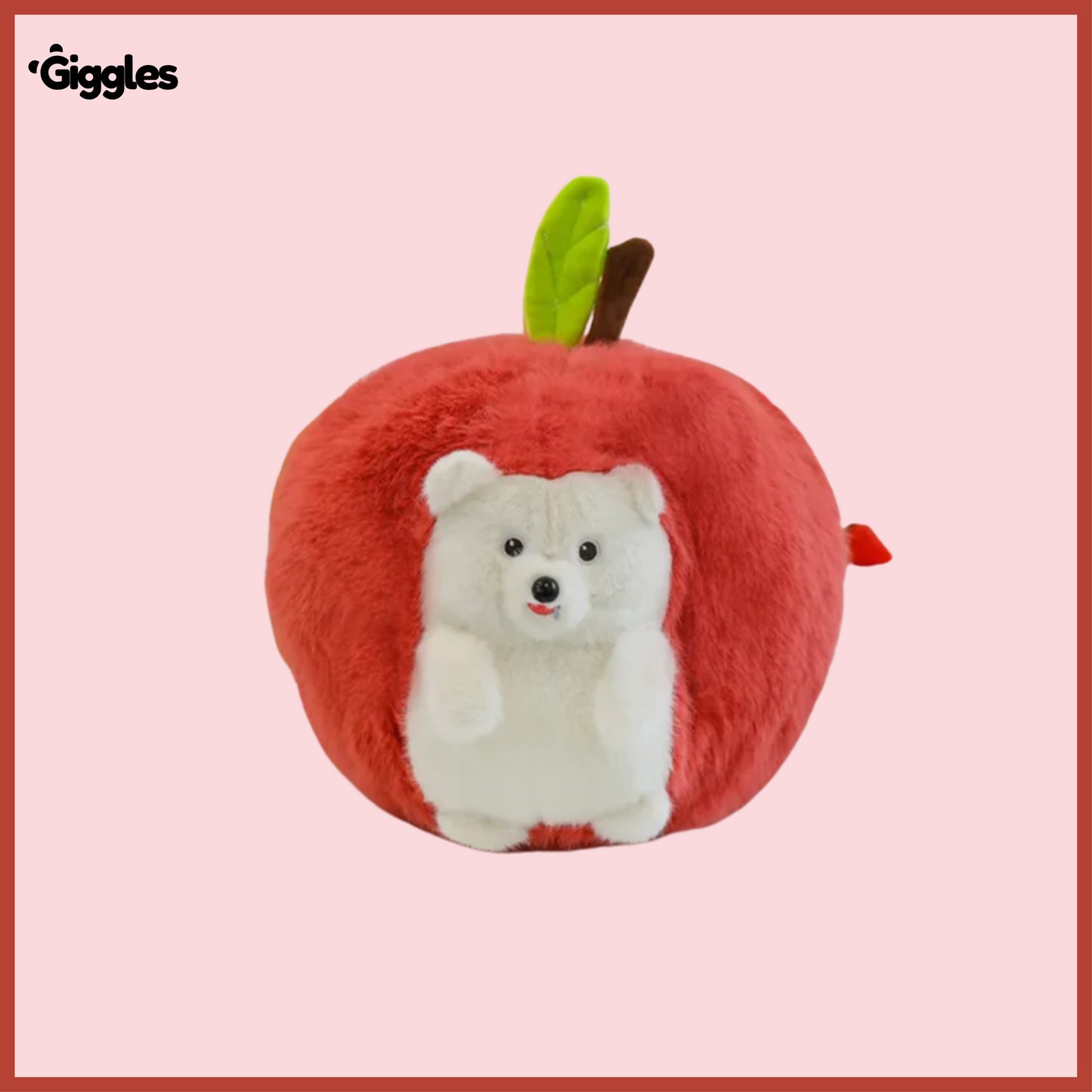 Apple Hug Plush | 2-in-1 plushie | Red 45cm