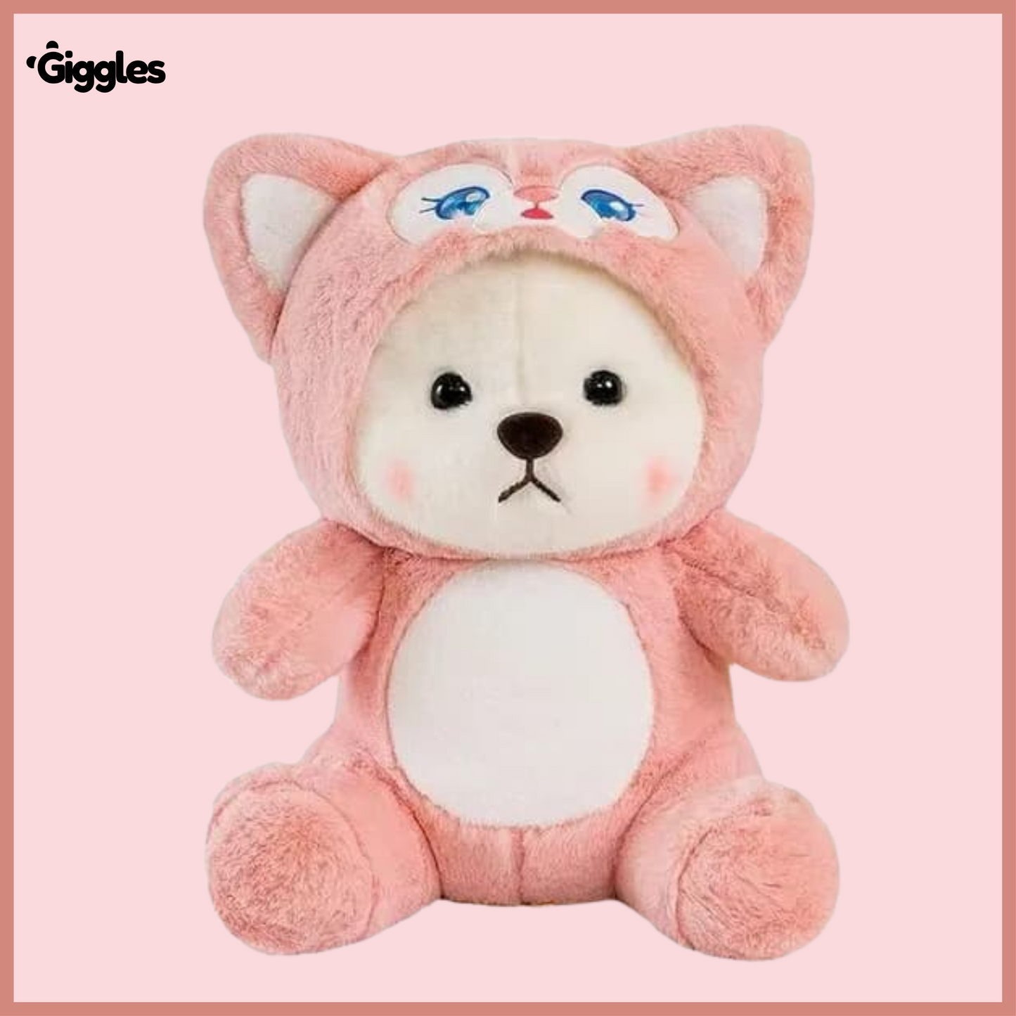 Hoodie Bear Plush | Cute Stuffed Bear | 3 colors